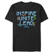 Men's Minecraft Legends Inspire Unite Lead  Adult T-Shirt