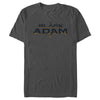 Men's Black Adam Black Logo  Adult T-Shirt