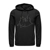 Men's Lost Gods Happy Cat  Adult Pull Over Hoodie