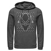 Men's Marvel Ugly Christmas Panther Mask  Adult Pull Over Hoodie