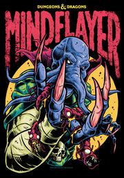 Men's Dungeons & Dragons The Mind Flayer and Illithid Larvae Will Win  Adult T-Shirt