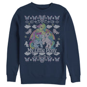 Men's My Little Pony Ugly Christmas Friends  Adult Sweatshirt