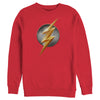 Men's Zack Snyder Justice League The Flash Logo  Adult Sweatshirt