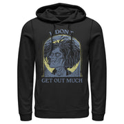 Men's Disney Hocus Pocus Billy Zombie Get Out Much  Adult Pull Over Hoodie