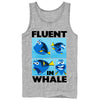 Men's Finding Dory Fluent in Whale  Adult Tank Top