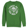 Men's Star Wars St. Patrick's Day Yoda Pinch Me Not  Adult Sweatshirt