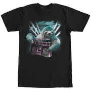 Men's Lost Gods Sloth Boombox  Adult T-Shirt