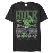 Men's Marvel Ugly Christmas Hulk  Adult T-Shirt