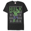 Men's Marvel Ugly Christmas Hulk  Adult T-Shirt