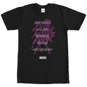 Men's Marvel Villain Antihero  Adult T-Shirt