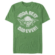 Men's Star Wars Father's Day Yoda Best Dad Ever  Adult T-Shirt