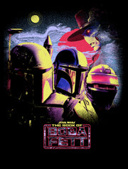 Men's Star Wars: The Book of Boba Fett Cad Bane vs Shand, Djarin, & Boba Fett  Adult Sweatshirt