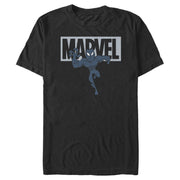 Men's Marvel Black Panther Brick Logo  Adult T-Shirt