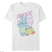 Men's Toy Story Ducky & Bunny Weird Places  Adult T-Shirt