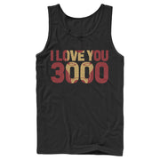 Men's Marvel Iron Man Forever Love 3000  Adult Tank Top