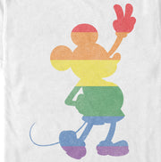 Men's Mickey & Friends Peaceful Pride  Adult T-Shirt