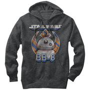 Men's Star Wars The Force Awakens BB-8 Droid  Adult Pull Over Hoodie