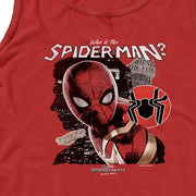 Men's Marvel Spider-Man: No Way Home Who is the Spider-Man  Adult Tank Top