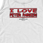 Men's Marvel Spider-Man: No Way Home I Love Peter Parker  Adult Tank Top