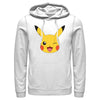 Men's Pokemon Pikachu Wink Face  Adult Pull Over Hoodie