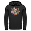 Men's Toy Story Character Logo Scene  Adult Pull Over Hoodie