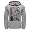 Men's Superman Hidden Hero Glimmer  Adult Pull Over Hoodie