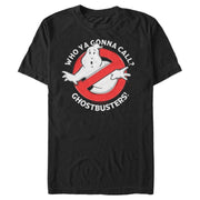 Men's Ghostbusters Who Ya Gonna Call  Adult T-Shirt