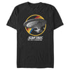 Men's Star Trek: The Next Generation Rainbow USS Enterprise Circle Galaxy Stars  Adult T-Shirt