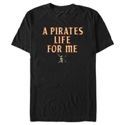 Men's Pirates of the Caribbean: Curse of the Black Pearl A Pirates Life for Me  Adult T-Shirt