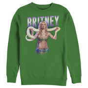 Men's Britney Spears Slave 4 U Python  Adult Sweatshirt