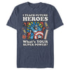 Men's Marvel Teacher Hero Superpower  Adult T-Shirt