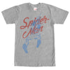 Men's Marvel Spider-Man Cursive  Adult T-Shirt