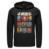 Men's Star Trek: The Next Generation Starfleet Crew Portraits Playing Cards Frame  Adult Pull Over Hoodie