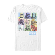 Men's Star Wars: The Rise of Skywalker Pastel Character Box  Adult T-Shirt