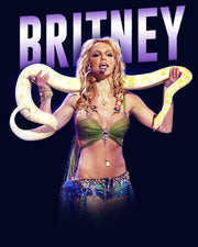 Men's Britney Spears Slave 4 U Python  Adult T-Shirt