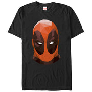 Men's Marvel Geometric Deadpool Mask  Adult T-Shirt