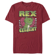 Men's Toy Story Valentine Rex-Cellent  Adult T-Shirt