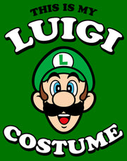 Men's Nintendo This is my Luigi Costume  Adult T-Shirt