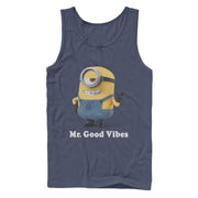 Men's Despicable Me Minion Mr. Good Vibes  Adult Tank Top