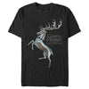 Men's Game of Thrones Iron Anniversary Baratheon Metal Stag Crest  Adult T-Shirt