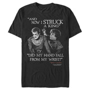 Men's Game of Thrones Tyrion Strikes A King  Adult T-Shirt