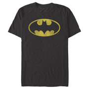 Men's Batman Logo Retro Caped Crusader  Adult T-Shirt