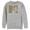 Men's MTV Cheetah Print Logo  Adult Sweatshirt