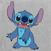 Men's Lilo & Stitch Happy to See Me  Adult Long Sleeve Shirt