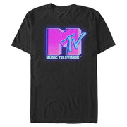 Men's MTV Airbrush Logo  Adult T-Shirt