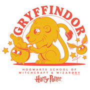 Men's Harry Potter Cute Gryffindor Lion  Adult T-Shirt