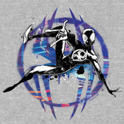 Men's Marvel Spider-Man: Across the Spider-Verse Miles Morales Logo  Adult T-Shirt