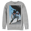 Men's Superman Strongest Hero Pose  Adult Sweatshirt