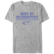 Women's CHIN UP Body By Burritos  Adult Boyfriend Tee