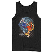 Men's Kingdom Hearts Chain of Memories Hero Duo Stained Glass  Adult Tank Top